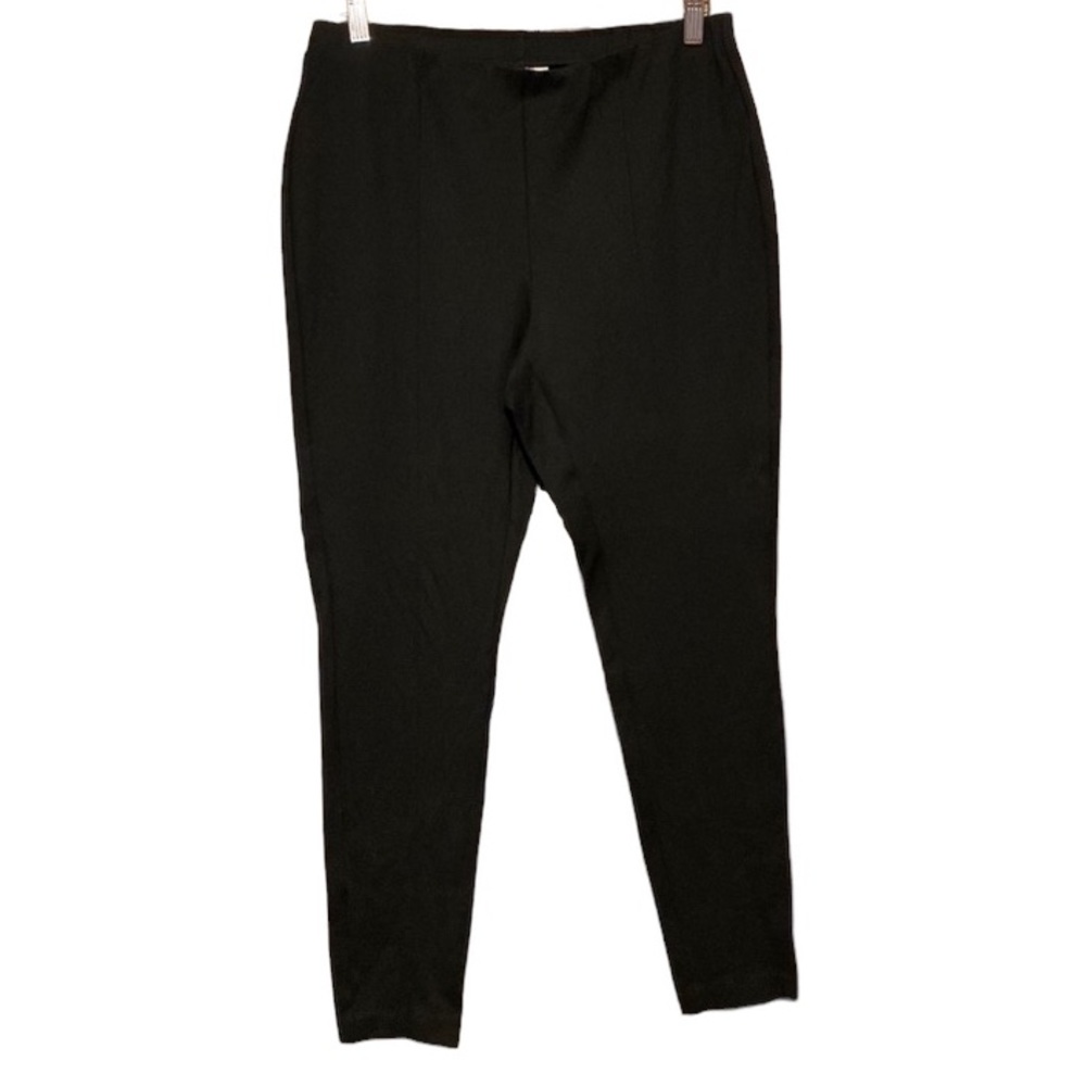 J Jill Ponte black leggings pull on pants size medium